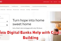How Digital Banks Help with Credit Building